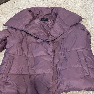 Purple winter coat